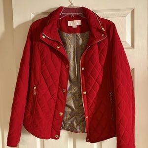 Michael Kors Red quilted Jacket